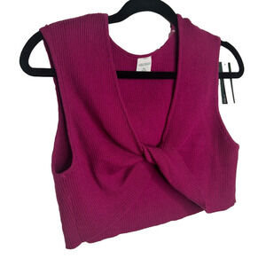 NWT wild fable wear 2 ways knit knotted top XXL